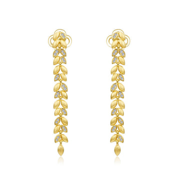 Cluster Leaves Earrings